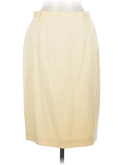 Pre-owned Escada By Margaretha Ley Formal Skirt In Ivory