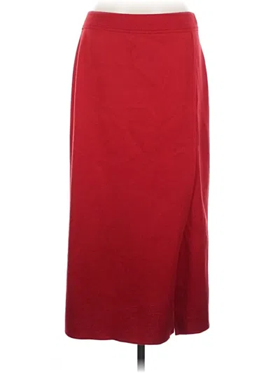 Pre-owned Escada By Margaretha Ley Formal Skirt In Red
