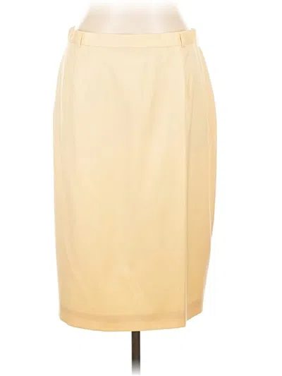 Pre-owned Escada By Margaretha Ley Formal Skirt In Yellow