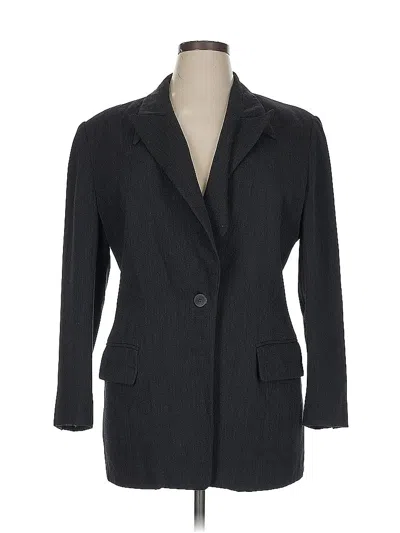 Pre-owned Escada By Margaretha Ley Wool Blazer Jacket In Black