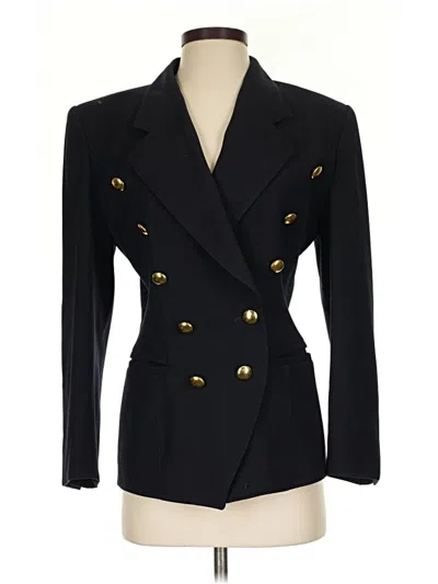 Pre-owned Escada By Margaretha Ley Wool Blazer Jacket In Black
