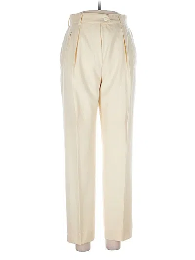 Pre-owned Escada By Margaretha Ley Wool Pants In White