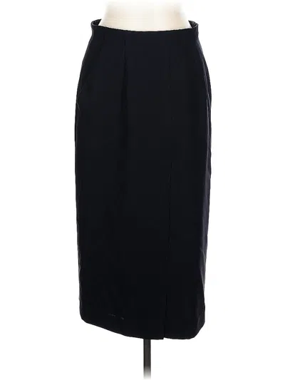 Pre-owned Escada By Margaretha Ley Wool Skirt In Black