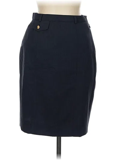 Pre-owned Escada By Margaretha Ley Wool Skirt In Blue