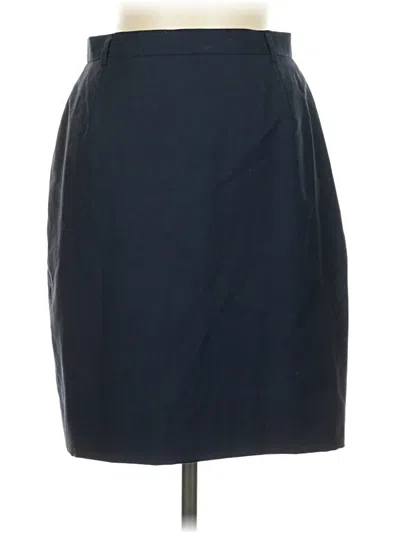 Pre-owned Escada By Margaretha Ley Wool Skirt In Blue