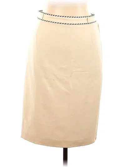 Pre-owned Escada By Margaretha Ley Wool Skirt In Ivory