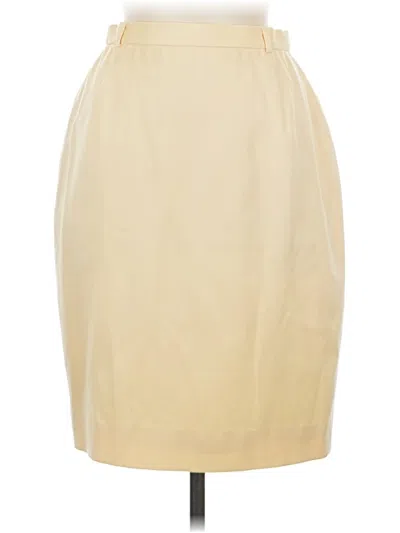 Pre-owned Escada By Margaretha Ley Wool Skirt In White