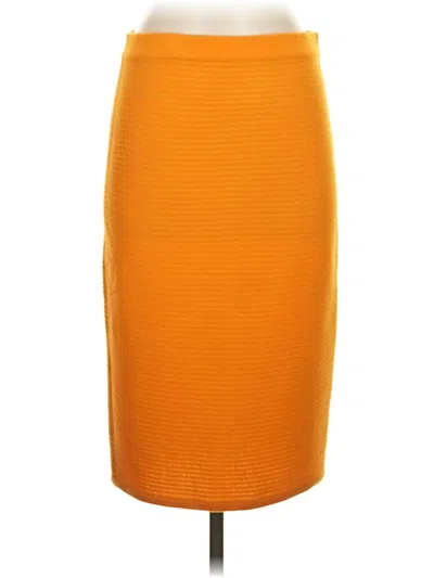 Pre-owned Escada By Margaretha Ley Wool Skirt In Yellow