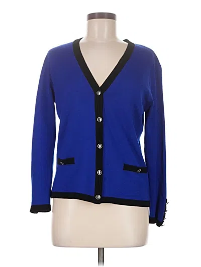 Pre-owned Escada Cardigan Sweater In Blue