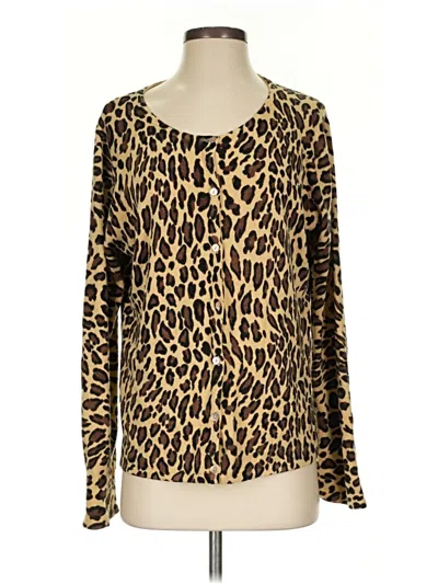 Pre-owned Escada Cardigan Sweater In Gold
