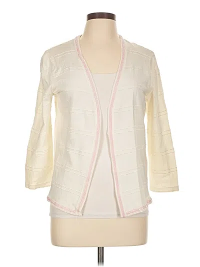 Pre-owned Escada Cardigan Sweater In Ivory