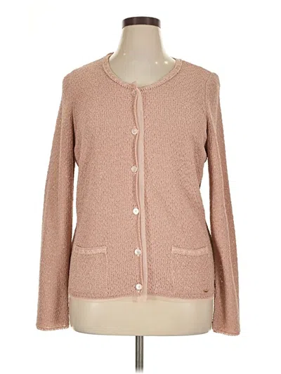 Pre-owned Escada Cardigan Sweater In Tan