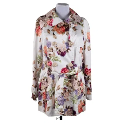 Pre-owned Escada : Cashmere And Silk Coat And Top. Size 36 In Gray