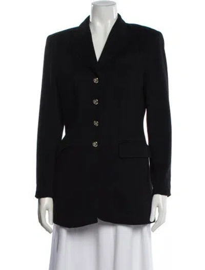 Pre-owned Escada Cashmere Blazer In Black
