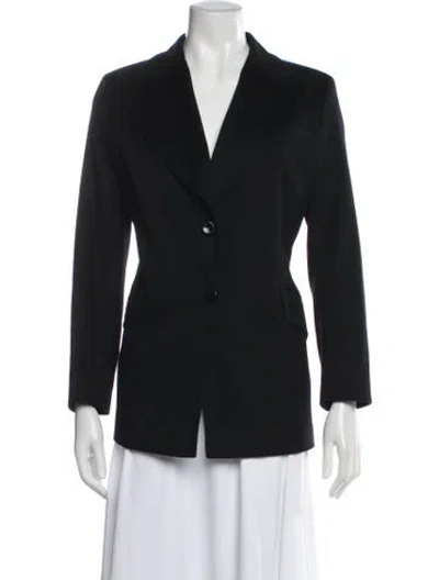 Pre-owned Escada Cashmere Blazer In Black