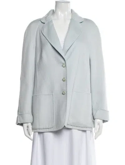 Pre-owned Escada Cashmere Blazer In Blue