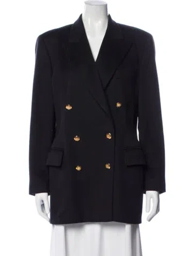 Pre-owned Escada Cashmere Blazer In Blue