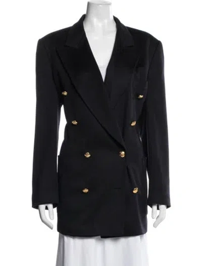 Pre-owned Escada Cashmere Blazer In Blue
