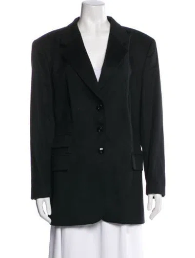 Pre-owned Escada Cashmere Blazer In Green