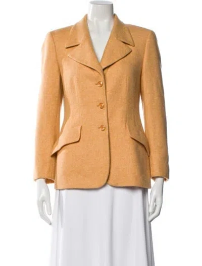 Pre-owned Escada Cashmere Blazer In Neutral