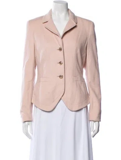Pre-owned Escada Cashmere Blazer In Pink