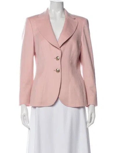 Pre-owned Escada Cashmere Blazer In Pink