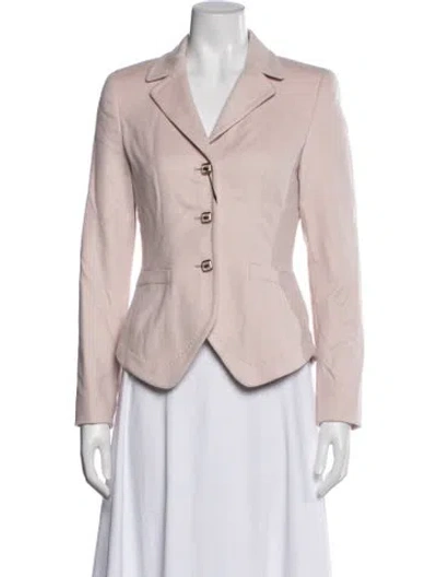 Pre-owned Escada Cashmere Blazer In Pink