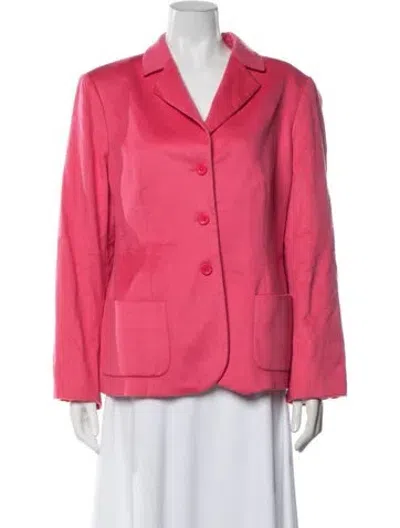 Pre-owned Escada Cashmere Blazer In Pink
