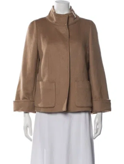 Pre-owned Escada Cashmere Jacket In Brown