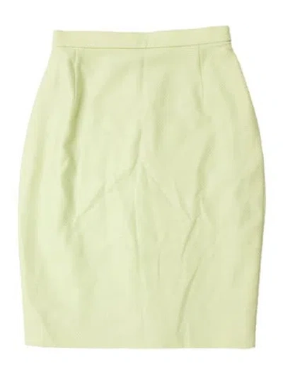 Pre-owned Escada Cashmere Knee-length Skirt In Green