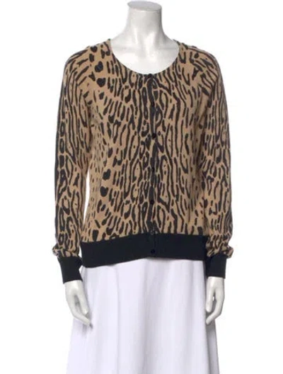 Pre-owned Escada Cashmere Printed Sweater