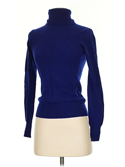 Pre-owned Escada Cashmere Pullover Sweater In Blue