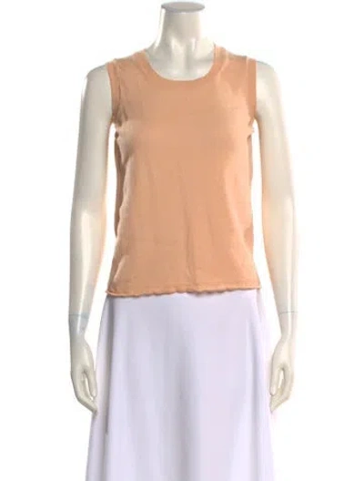 Pre-owned Escada Cashmere Scoop Neck Sweater In Neutral