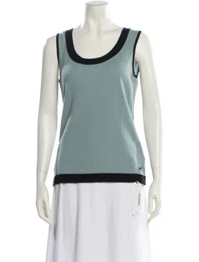 Pre-owned Escada Cashmere Striped Sweater W/ Tags In Multi