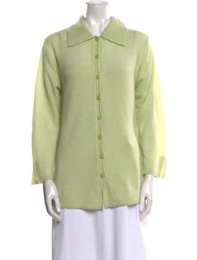 Pre-owned Escada Cashmere Sweater In Green