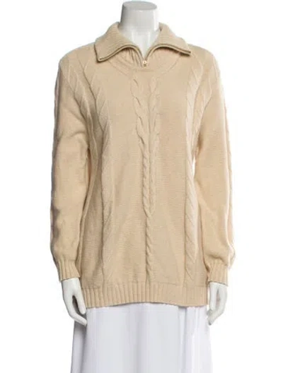 Pre-owned Escada Cashmere Sweater In Neutral