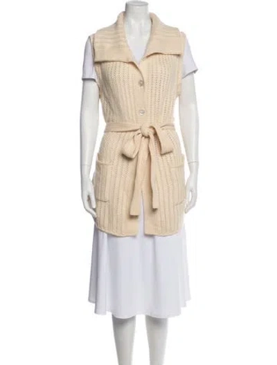 Pre-owned Escada Cashmere Sweater In Neutral