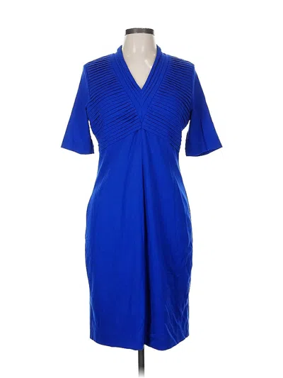 Pre-owned Escada Casual Dress In Blue