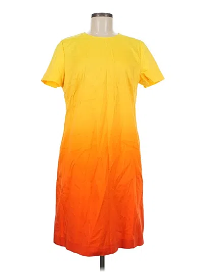 Pre-owned Escada Casual Dress In Orange