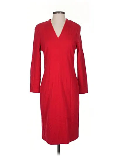 Pre-owned Escada Casual Dress In Red