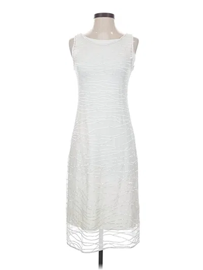 Pre-owned Escada Casual Dress In Silver