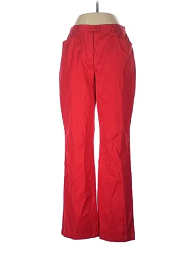 Pre-owned Escada Casual Pants In Red