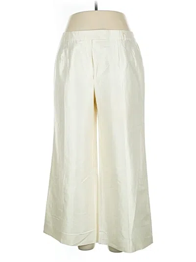 Pre-owned Escada Casual Pants In White