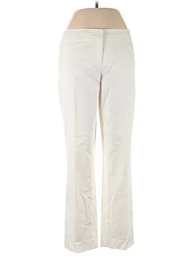 Pre-owned Escada Casual Pants In White
