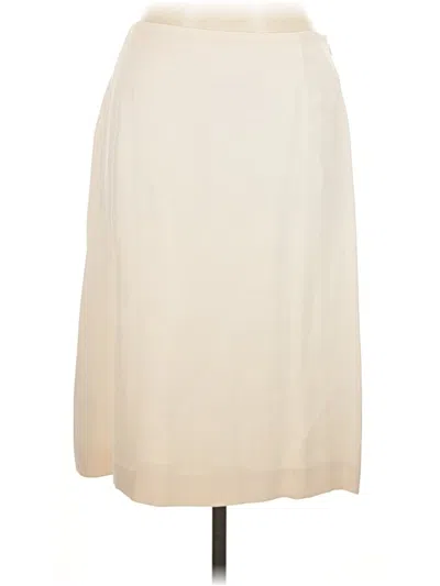 Pre-owned Escada Casual Skirt In White