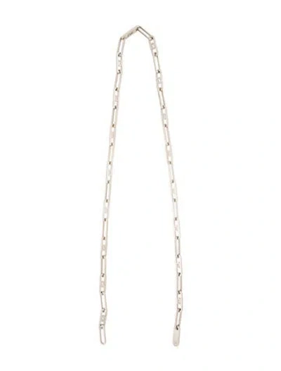 Pre-owned Escada Chain-link Bag Strap In Silver