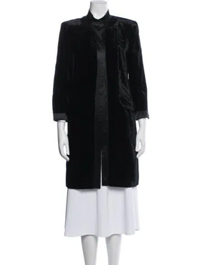 Pre-owned Escada Coat In Black
