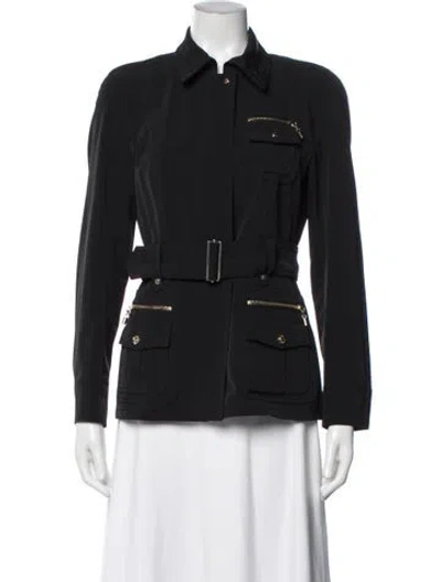 Pre-owned Escada Coat In Black
