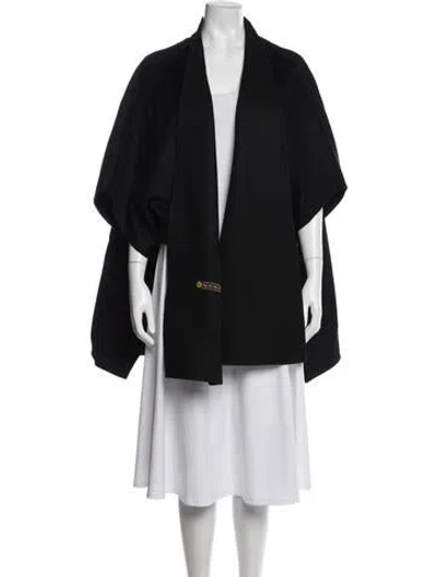 Pre-owned Escada Coat In Black