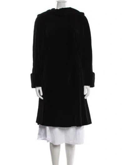 Pre-owned Escada Coat In Black